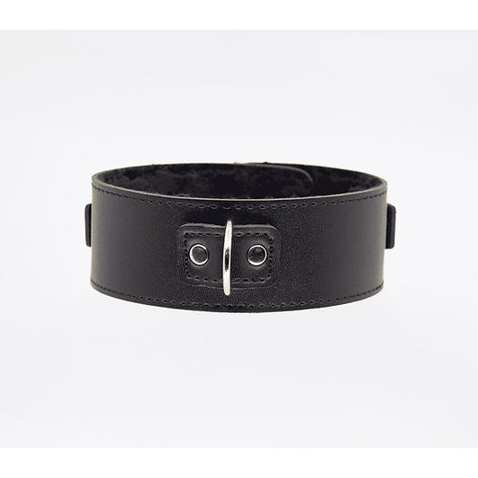 Fur Lined PU Collar and Lead Set by Berlin Baby - Collars and Leads