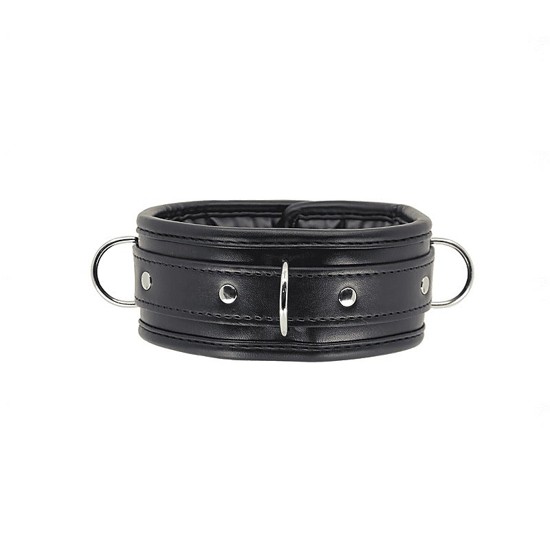 Padded BDSM Collar With Lockable Buckle by Berlin Baby - Collars and Leads