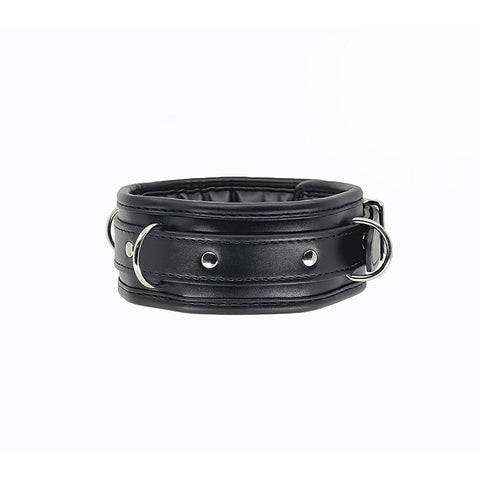 Padded BDSM Collar With Lockable Buckle by Berlin Baby - Collars and Leads