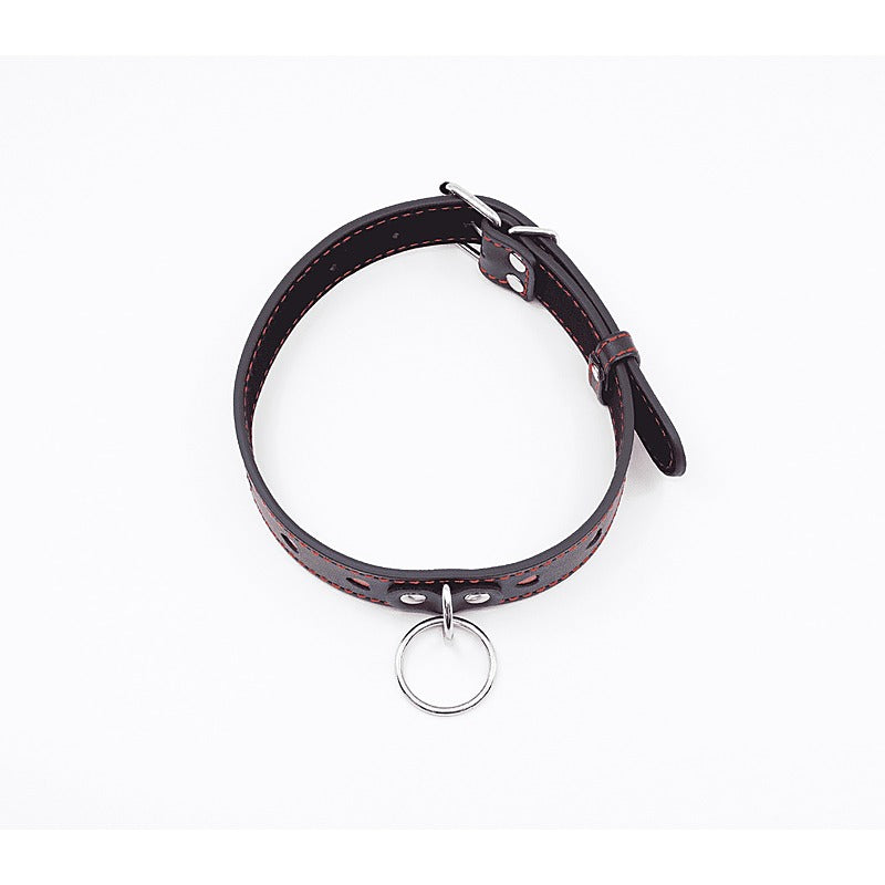 Metallic Red Love Heart Collar by Berlin Baby - Collars and Leads
