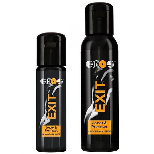 EROS EXIT Silicone Anal Glide Jojoba and Panthenol Lubricant 100ml - Anal Lubes