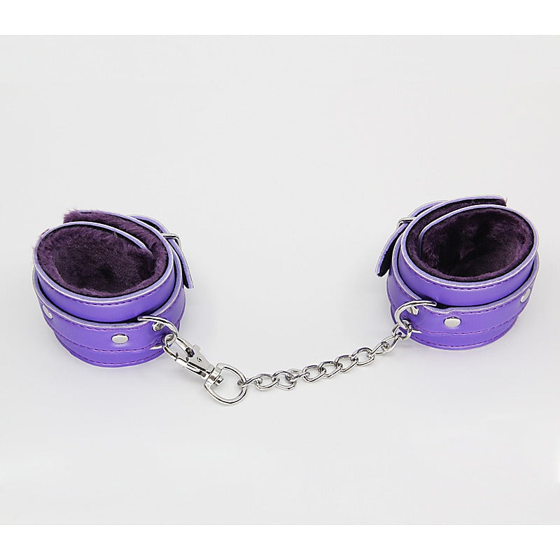 Faux Fur Lined Leatherette Wrist Restraint by Berlin Baby - Cuffs And Restraints