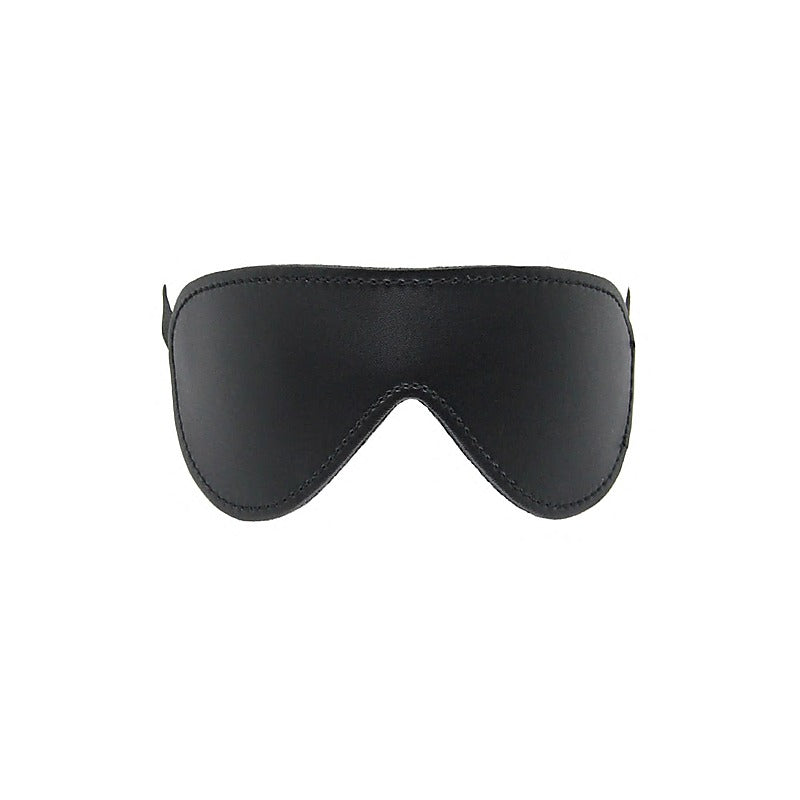 Berlin Baby Faux Leather Blindfold with Faux Fur Lining - Masks And Blindfolds