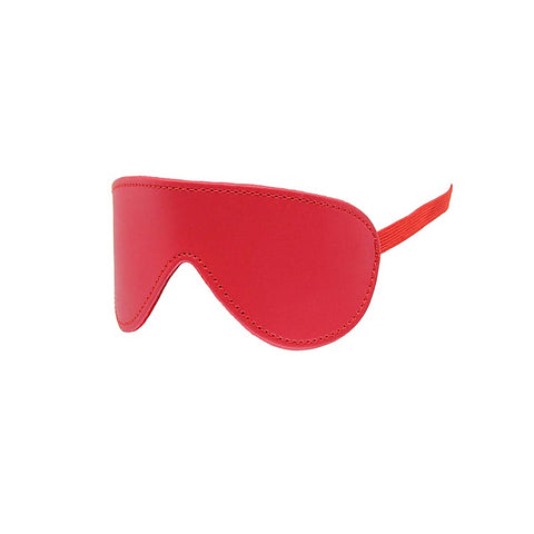 Berlin Baby Faux Leather Blindfold with Faux Fur Lining - Masks And Blindfolds