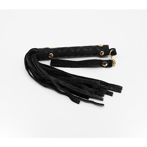 Berlin Baby Mini BDSM Flogger With Latex Handle - Whips And Crops
