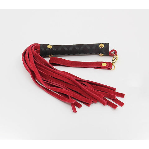 Berlin Baby Mini BDSM Flogger With Latex Handle - Whips And Crops