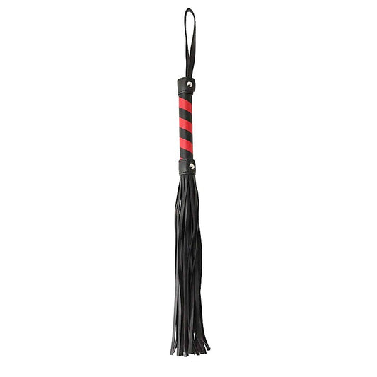 Berlin Baby Bladk and Red Striped BDSM Flogger