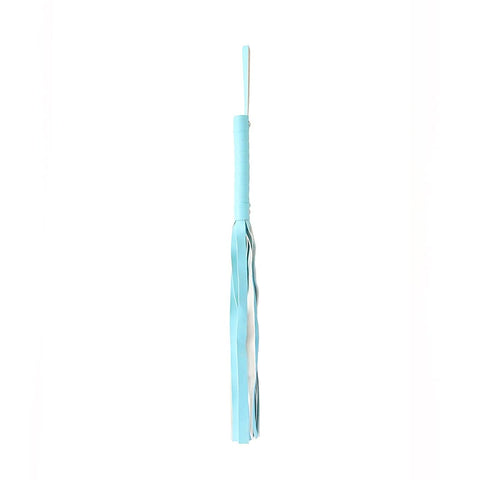 Berlin Baby Turquoise Blue Faux Leather Flogger - Whips And Crops