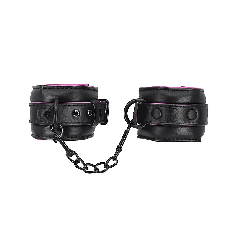 Berlin Baby Padded PU Leather Wrist Cuffs - Cuffs And Restraints