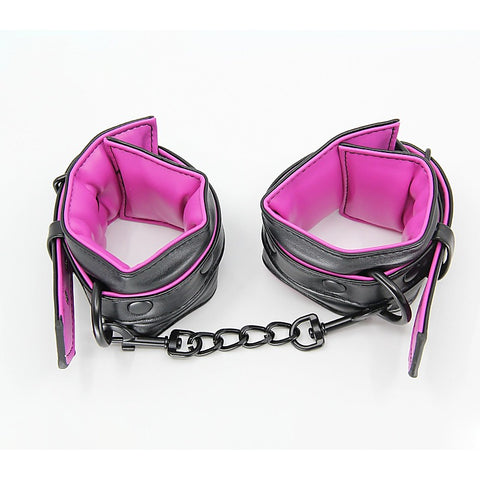 Berlin Baby Padded PU Leather Wrist Cuffs - Cuffs And Restraints