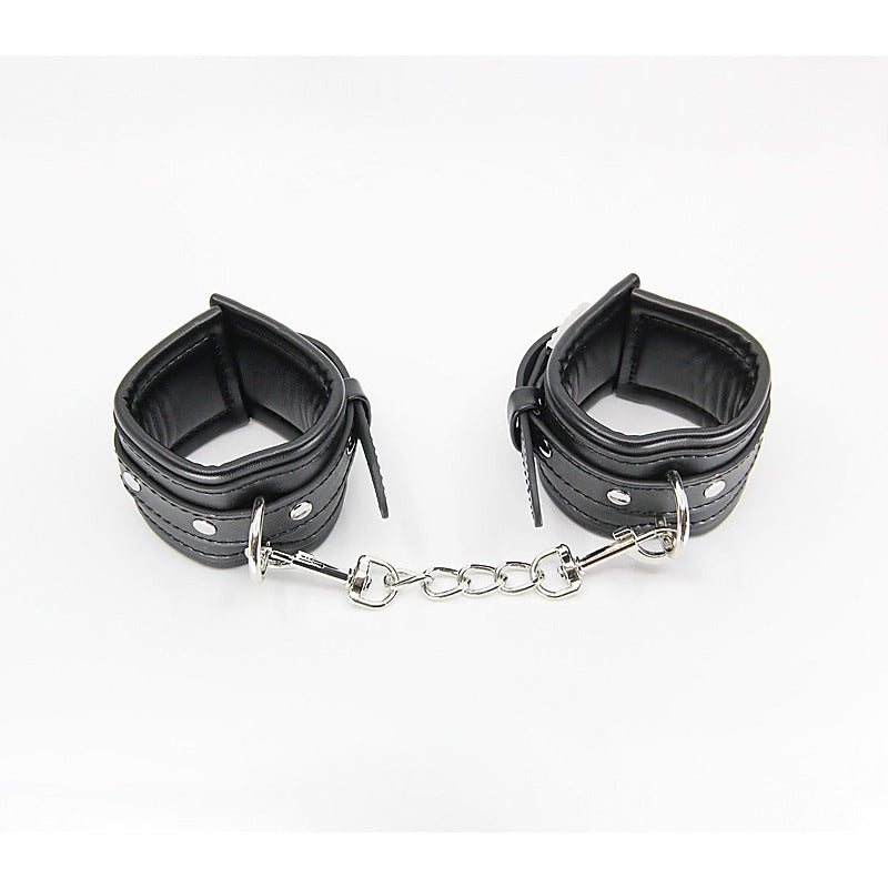 Berlin Baby Diamante Buckle Bondage Wrist Cuffs - Cuffs And Restraints