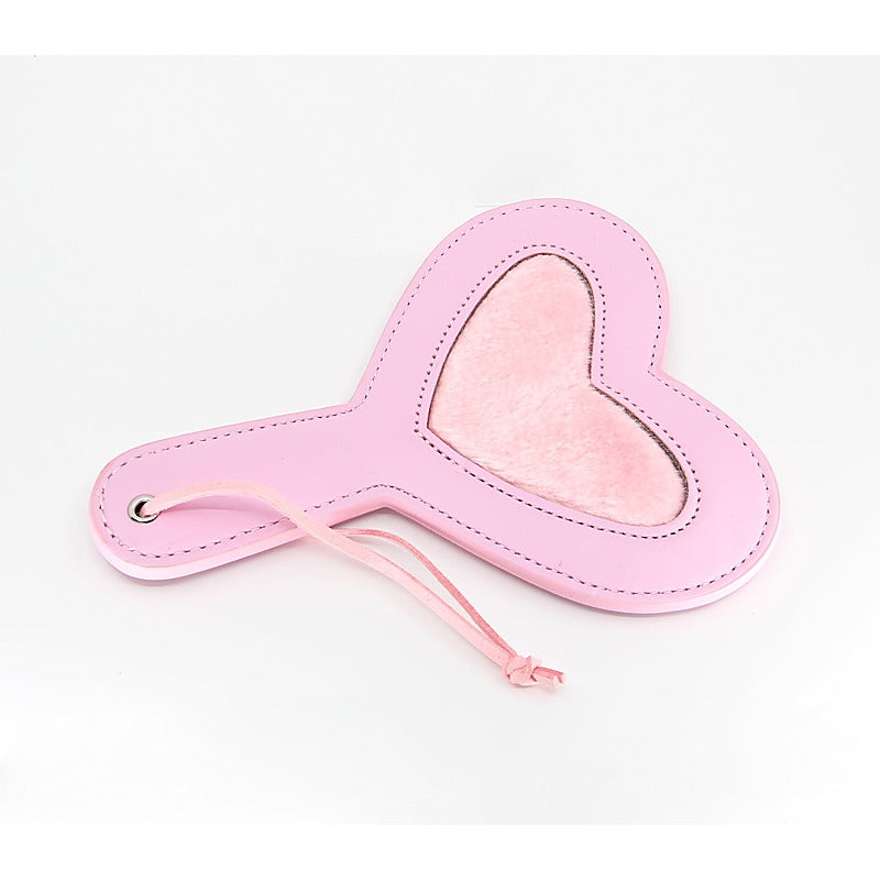 Berlin Baby Heart Shaped Vegan Leather Paddle - Paddles And Slappers