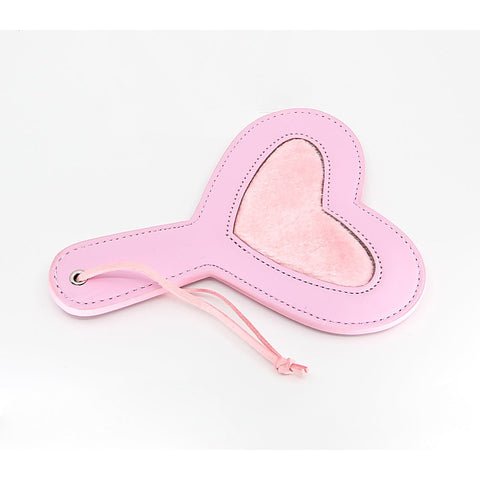 Berlin Baby Heart Shaped Vegan Leather Paddle - Paddles And Slappers