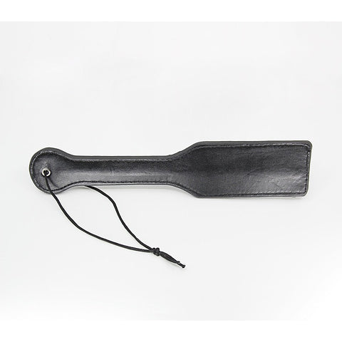 Berlin Baby Plain Black Faux Leather Paddle - Paddles And Slappers
