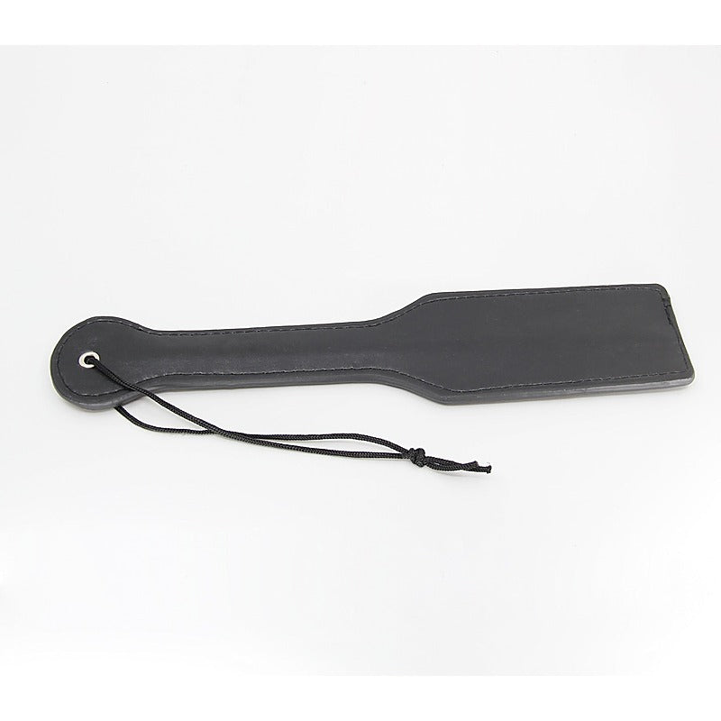 Berlin Baby Plain Black Faux Leather Paddle - Paddles And Slappers