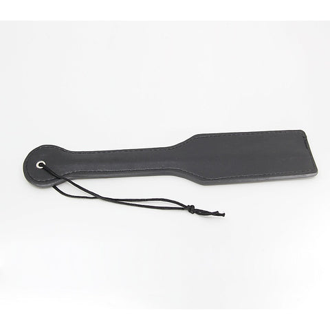 Berlin Baby Plain Black Faux Leather Paddle - Paddles And Slappers