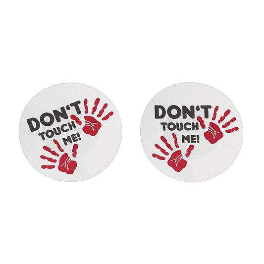 Love In Leather Dont Touch Me Nipple Pasties - Breast and Nipple Toys