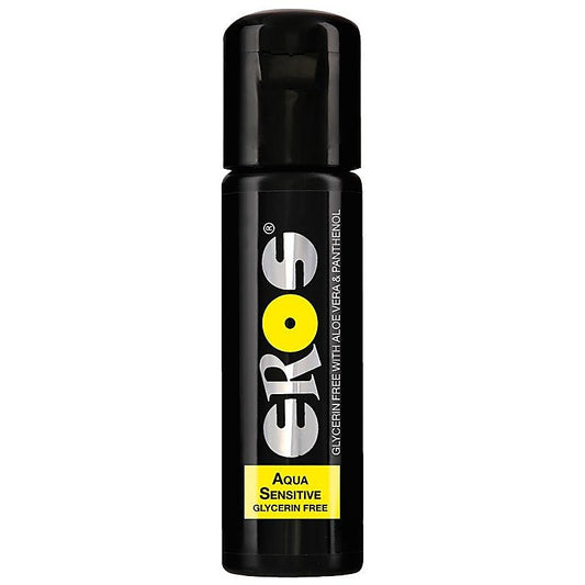 EROS Aqua Sensitive Glycerin Free Lubricant by Megasol - Water Based Lubes