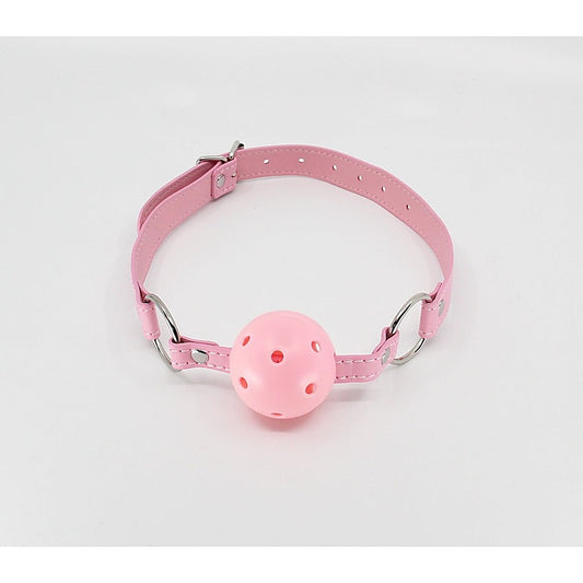 Berlin Baby Breathable Faux Leather Gag Baby Pink