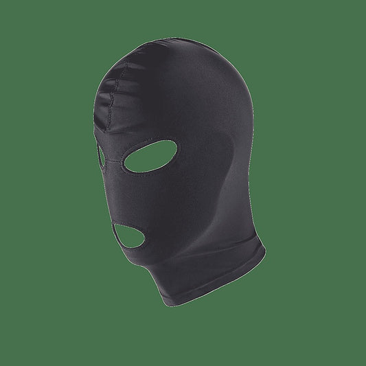 Love In Leather Open Eye & Mouth Design Hood - Bondage Hoods