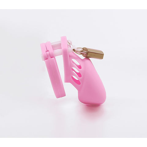 Silicone Male Chastity Cage Short by Love In Leather - Male Chastity