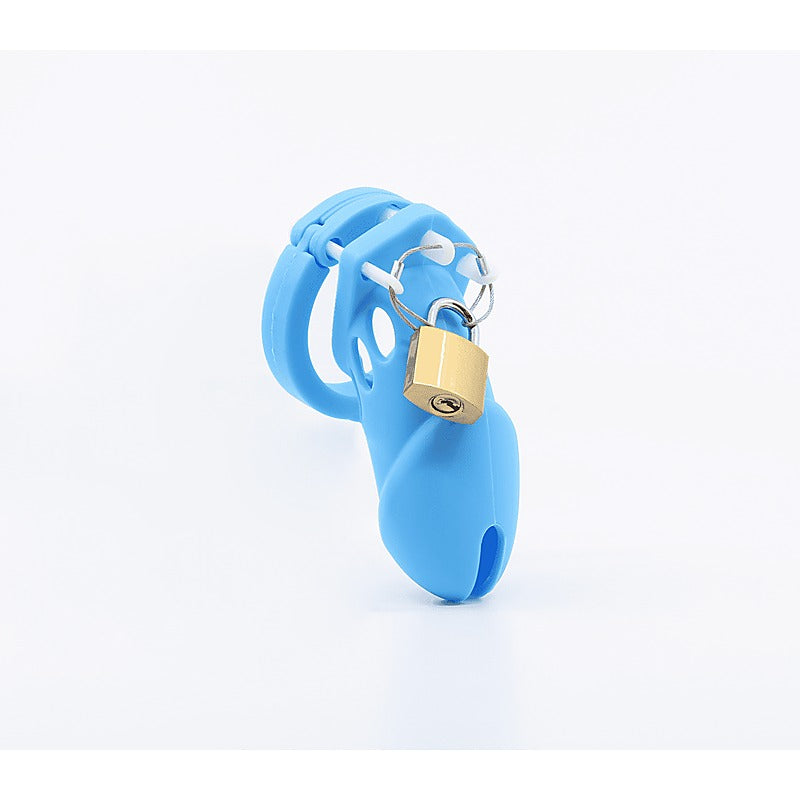 Silicone Male Chastity Cage Short by Love In Leather - Male Chastity