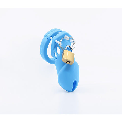 Silicone Male Chastity Cage Short by Love In Leather - Male Chastity