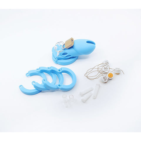 Silicone Male Chastity Cage Short by Love In Leather - Male Chastity