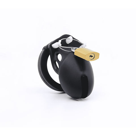 Silicone Male Chastity Cage Long by Love In Leather - Male Chastity
