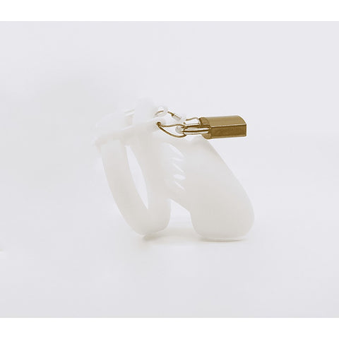 Silicone Male Chastity Cage Long by Love In Leather - Male Chastity