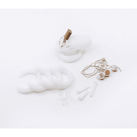 Silicone Male Chastity Cage Long by Love In Leather - Male Chastity