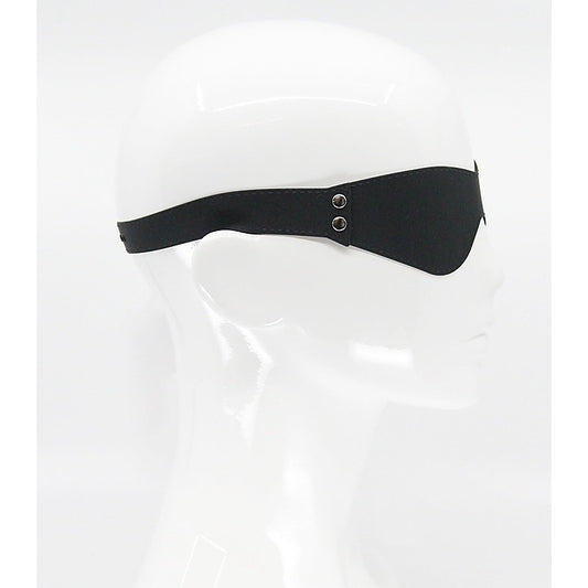 Love In Leather Shaped Silicone Blindfold - Masks And Blindfolds