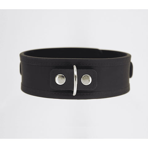 Love In Leather Premium Silicone Collar & Lead Set - Collars and Leads