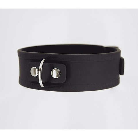 Love In Leather Premium Silicone Collar & Lead Set - Collars and Leads