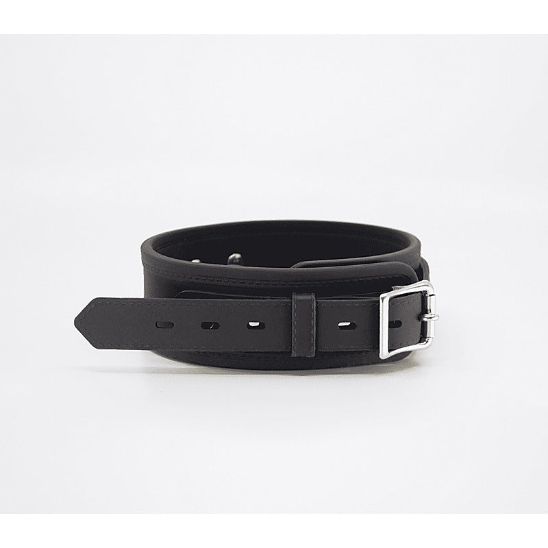 Love In Leather Premium Silicone Collar & Lead Set - Collars and Leads