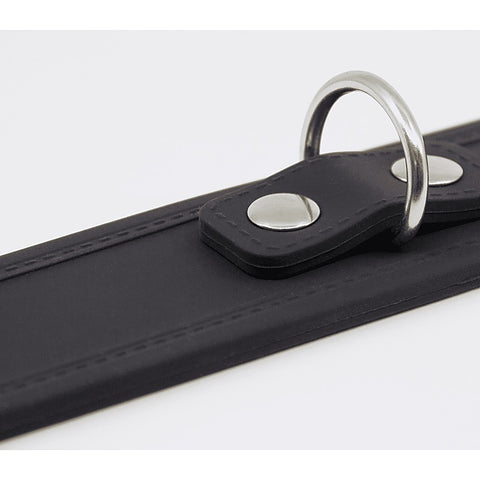 Love In Leather Premium Silicone Collar & Lead Set - Collars and Leads