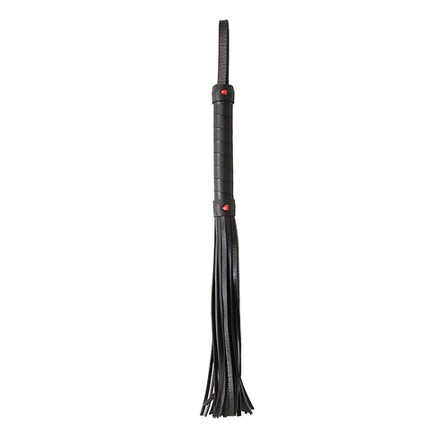 Berlin Baby Faux Leather Flogger With Heart Design - Whips And Crops