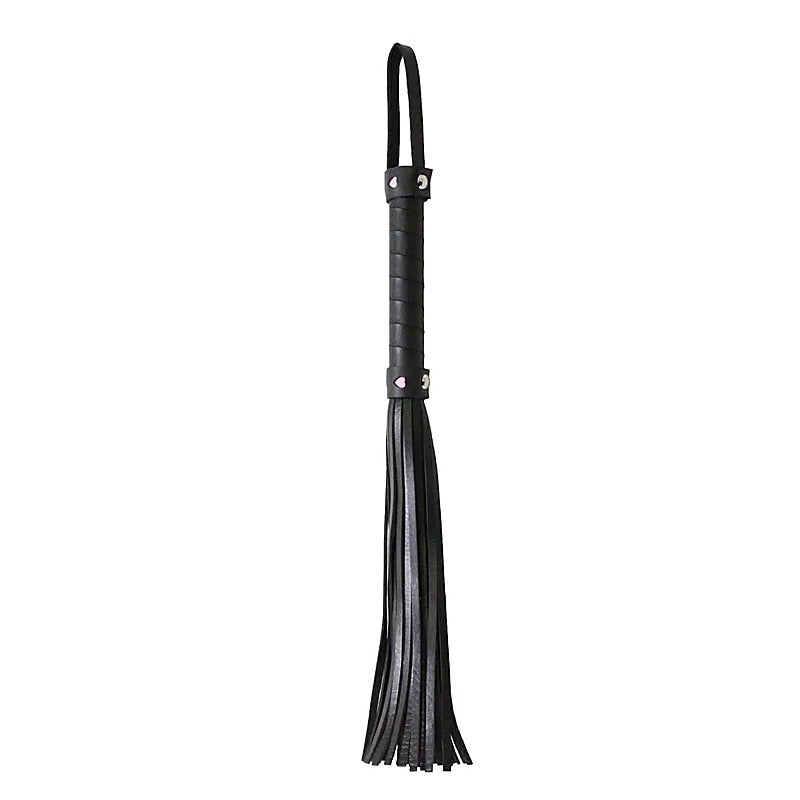 Berlin Baby Faux Leather Flogger With Heart Design - Whips And Crops