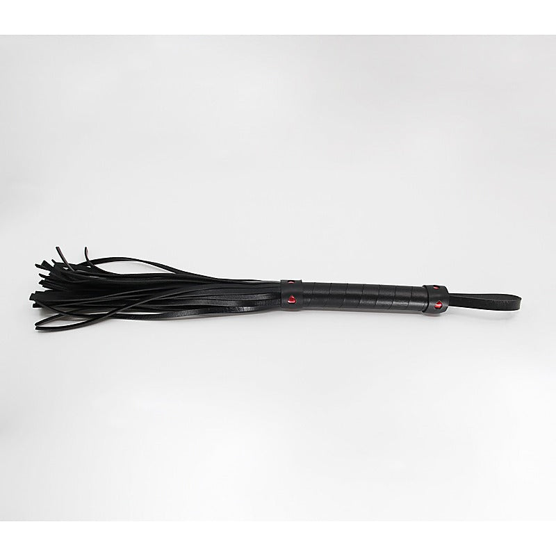 Berlin Baby Faux Leather Flogger With Heart Design - Whips And Crops