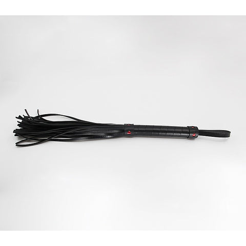 Berlin Baby Faux Leather Flogger With Heart Design - Whips And Crops