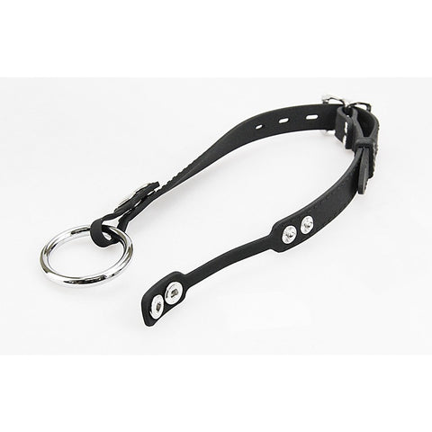 Silicone Gag With Metal O-Ring by Love In Leather - Bondage Gags and Bits