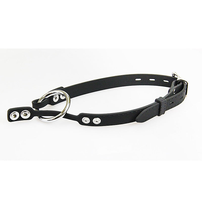 Silicone Gag With Metal O-Ring by Love In Leather - Bondage Gags and Bits