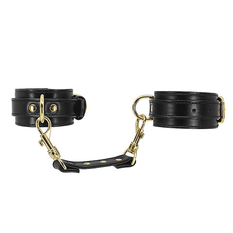 Love In Leather Premium Faux Leather Wrist Cuffs - Cuffs And Restraints