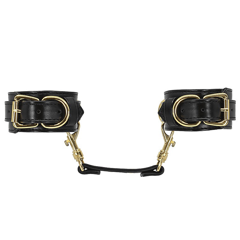 Love In Leather Premium Faux Leather Wrist Cuffs - Cuffs And Restraints