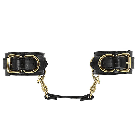 Love In Leather Premium Faux Leather Wrist Cuffs - Cuffs And Restraints