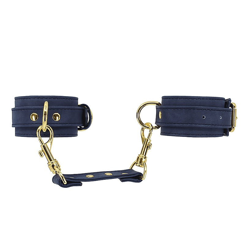 Love In Leather Premium Faux Leather Wrist Cuffs - Cuffs And Restraints