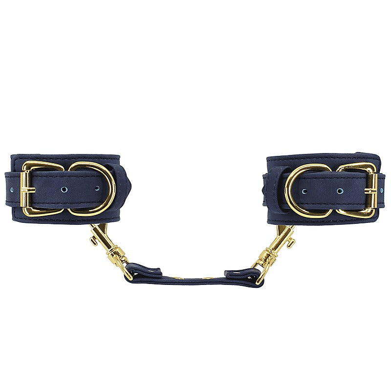 Love In Leather Premium Faux Leather Wrist Cuffs - Cuffs And Restraints