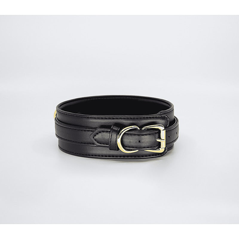 Faux Leather Collar & Leads by Love In Leather - Collars and Leads