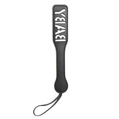 Berlin Baby Vegan Leather Bady Word Paddle - Paddles And Slappers