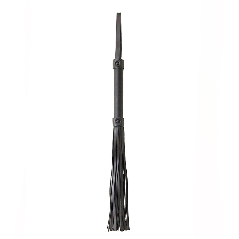 Berlin Baby Black Leather Look BDSM Flogger - Whips And Crops